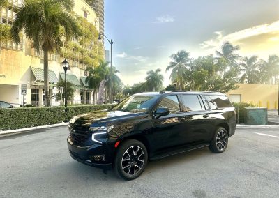 Black SUV in Miami - Private Transportation Services